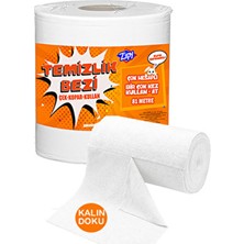 Zipy Mega Dev Rulo Temizlik Bezi Toz Bezi Süper Dayanıklı Kullan At 300 Adet Bez