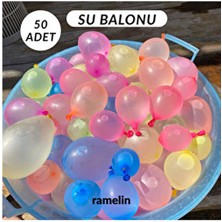 Ramelin Su Balonu Renkli Su Balonu Karışık Renk Su Balonu 50 Adet