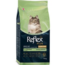 Reflex Plus Hipoalerjenik Tavuklu Kısırlaştırılmış Yetişkin Kedi Maması 15 kg Premium Kalite