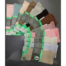 Dündar Plus 6999 Unisex Bambu Diyabetik Dikişsiz 4 Mevsim Çorap 12 Adet