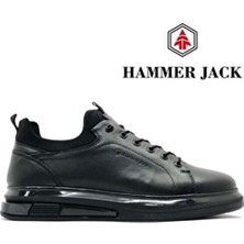 Hammer Jack 102-24815-M Surrey Deri Casual Erkek Ayakkabı Siyah-Cilt