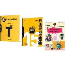 Hız Yayınları 8. Sınıf Türkçe Soru Bankası ve 15 Li Deneme - Hediyeli