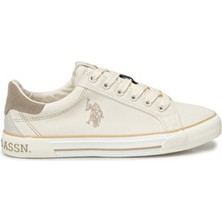 U.S. Polo Assn. Rachel 4fx Bej Kadın Sneaker