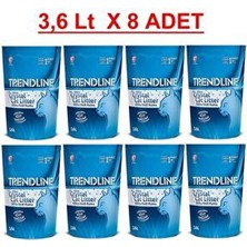 Trendline Kedi Kumu 3.6 lt x 8 Adet Kokusuz Kristal Silika ile Üstün Topaklanma Performansı
