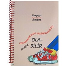 Mcolor Duygulu Ajanda 17X24 Spiralli Sert Kapak Haftalık