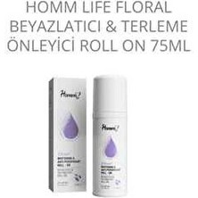 Homm Bitkisel Homm Life Floral Koltuk Altı Roll On Beyazlatıcı ve Terleme Önleyici 75 ml