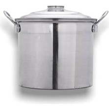 Elur Çapar Group Alüminyum Soba Kazanı Çamaşır Kazanı Mısır Kazanı 17,50 Litre 32 cm