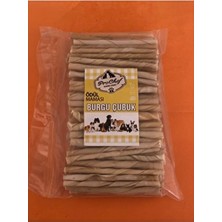 Prochef 100 Beyaz Burgu Çubuk 500 gr Doğal Sığır Derisi Köpek Kemiği & Ödül Maması Sağlıklı Ödül