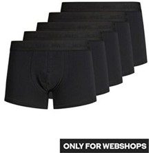 Jack & Jones Jack Jones Lıver 5 Li Paket Erkek Boxer