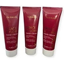 Farmasi Grace &Flora 75 ml x 3 Adet El Kremi Shea Yağı ve Vitamin E Takviyesi ile Zenginleştirilmiş