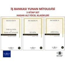 Türkiye İş Bankası Kültür Yayınları Iş Bankası Yunan Mitolojisi 3 Kitap Set Hasan Ali Yücel Klasikler Homeros-Ilyada-Odysseia