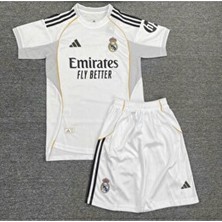 Yenteks Real.madrid.mbappe 25/26 Yeni Sezon 10 Forma Numaralı Çocuk Forması 4 Parça