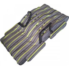 Modibags 120 cm 6 Gözlü 4 Cepli Koyu Gri Olta Kamış Çantası