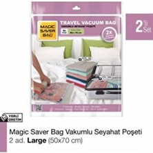Magic Saver Bag 2'li Seyahat Poşeti Roll-Up Large