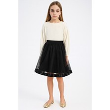 Esila Kids Kız Çocuk Etek Hayal Tül Etek Parti ve Özel Gün Giyim 4-14 Yaş