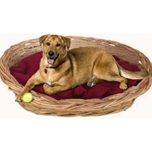  çanakkale biga el yapımı hasır sepet kedi / köpek yatağı 55 cm
