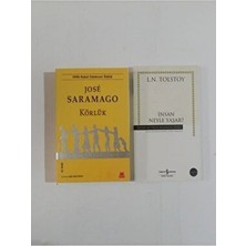 Türkiye İş Bankası Kültür Yayınları Körlük + Insan Neyle Yaşar (Iş Bankası) 2 Kitap Set.