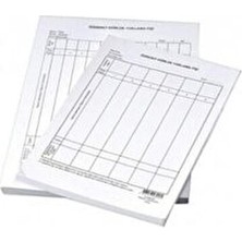 Gülpaş 455 Öğrenci Yoklama Fişi 8 Derslik 100 Lü