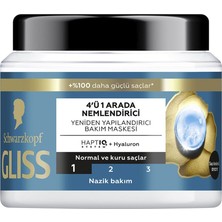 Gliss Sac Bakim Maskesi 400ML Aqua Revive 4 Adet