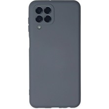 Samsung Galaxy M33 Kılıf Nano Içi Kadife Silikon - Gri - FKU4716-6322
