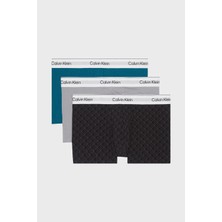 Calvin Klein Logolu Streç Pamuklu 3 Pack Boxer LV00NB45652VI Erkek Boxer LV00NB4565 2VI