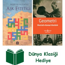 Kapı Yayınları Aşk Estetiği + Geometri + Dünya Klasiği Hediye