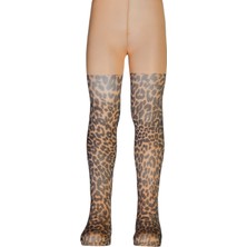 Dore Leopar Baskı Desenli Çocuk Külotlu