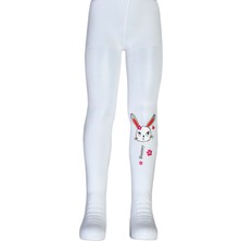 Dore Bunny Desenli Çocuk Külotlu Çorap