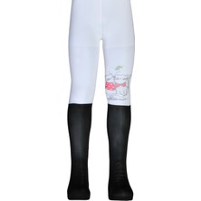 Dore Beril Desenli Çocuk Külotlu Bot Çorap_KissMe