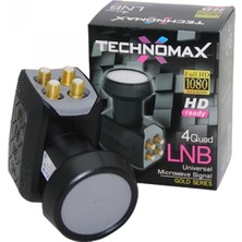 Marsilyan 4lü Uydu Lnb Unıversal Quad Full Hd -  3D - 0.1db RLE-400 (K95)