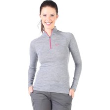 Woolona Vega Uzun Kollu Yarım Fermuar Kadın Sweatshirt