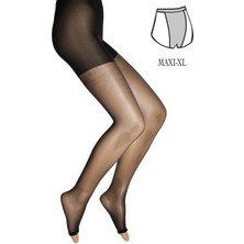 Dore Burnu Açık Fit 15 Külotlu Kadın Çorap -  Büyük Beden