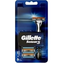 Gillette Sensor3 Makine+Yedek 6'lı 1 Adet