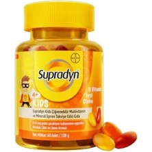 Store Fullf Supradyn Kids 60 Adet 11 Yaş Üstü İçin Besleyici Multivitamin 9 Vitamin İyot ve Çinko İçerir