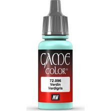 Vallejo 72096 18 ml. Verdigris, Game Color Serisi Model Boyası
