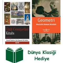 Alfa Yayınları Gizli Cemiyetler Kitabı + Geometri + Dünya Klasiği Hediye