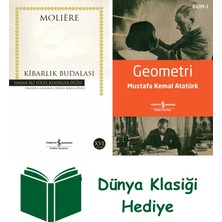 İş Bankası Kültür Yayınları Kibarlık Budalası + Geometri + Dünya Klasiği Hediye