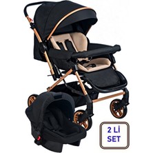 Mimma Baby Çift Yönlü Bebek Taşıma Puseti ve Bebek Arabası Çeyiz Seti Taşıma Kapasitesi ile Pratik Kullanım