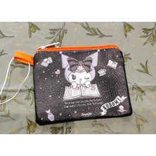Ada Çanta Kırtasiye Çocuk Fermuarlı Para Çantası Kuromi Hello Kitty Figürlü Suni Deri