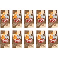 Enjoy Yetişkin Kediler Için Tavuklu Tam ve Dengeli Kedi Maması 1 kg x 10 Adet