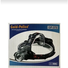 Gold Police GP-375 Profesyonel Şarjlı Kafa Lambası 30 Watt
