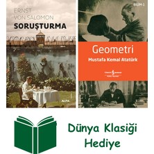 Alfa Yayınları Soruşturma + Geometri + Dünya Klasiği Hediye