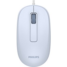 Philips SPK7238 USB Kablolu 1200DPI 3 Tuşlu Optik Mouse Açık Mavi