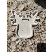 Mimarizi Boyanabilir Geyik Tabak, Yeniyıl Dekorasyon