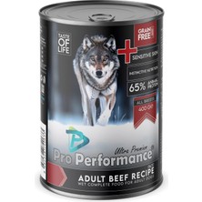 Pro Performance Ultra Premium Biftekli Yetişkin Konserve Köpek Maması