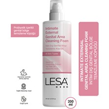 Lesa Derm Dış Genital Bölge Temizleme Köpüğü 200 ml Hassas Bakım ve pH Dengeli Formül