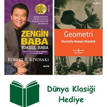 Alfa Yayınları Zengin Baba Yoksul Baba (Ciltli) + Geometri + Dünya Klasiği Hediye