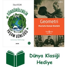 Alfa Yayınları Sürdürülebilir Yaşam Günlüğü 2021 + Geometri + Dünya Klasiği Hediye