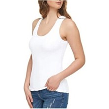 Tutku Elit ELT2002 Beyaz Modal Geniş Askı Atlet (3 Adet) Dokuma Kumaş ile Rahat Tasarım