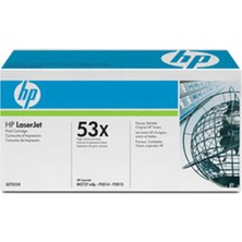 Hp 53X-Q7553XD Siyah Yüksek Kapasiteli Orijinal Toner Ikili Paket-Mavi Kutu (C Grade)